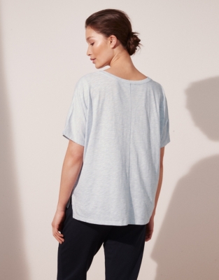 Oversized Lounge Pocket T-shirt | Clothing Sale | The White Company UK