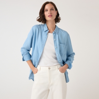 Oversized Shirt with Lyocell TENCEL™