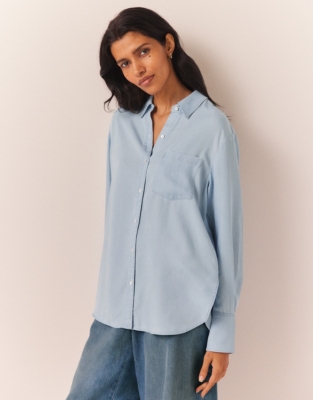 Oversized Shirt with Lyocell TENCEL™