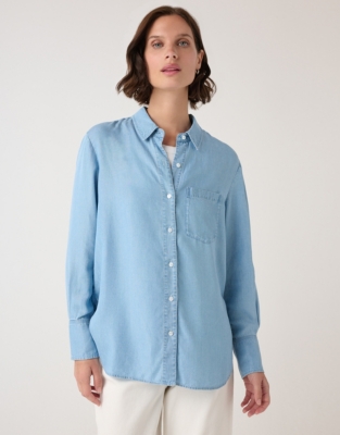 Oversized Shirt with Lyocell TENCEL™