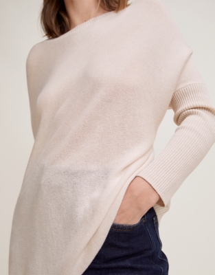 Oversized Sweater with Cashmere