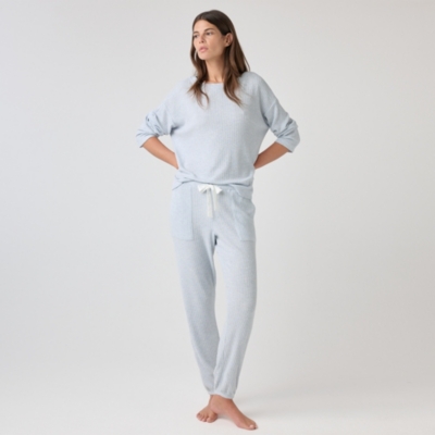 Oversized Waffle Jersey Lounge Pyjama Set