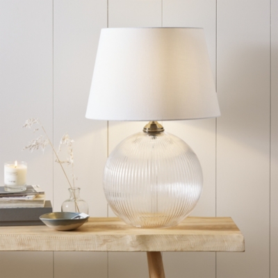 White company bedside deals lamps