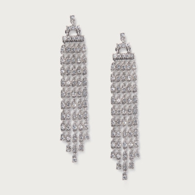 Ox Deco Waterfall Drop Earrings
