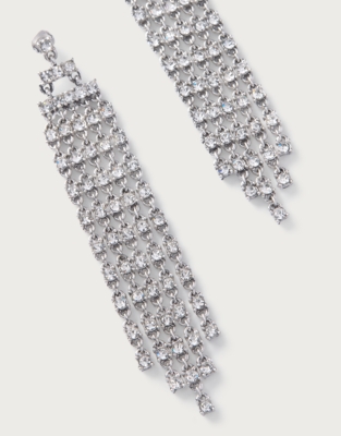 Ox Deco Waterfall Drop Earrings