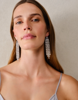 Ox Deco Waterfall Drop Earrings
