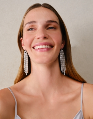 Ox Deco Waterfall Drop Earrings