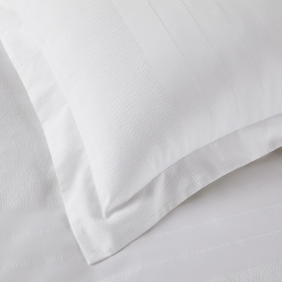 Padstow Oxford Pillowcase with Border Single Padstow Bed Linen