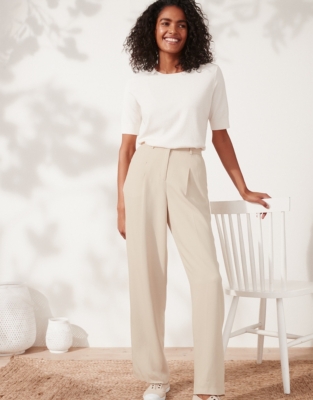 white palazzo trousers uk