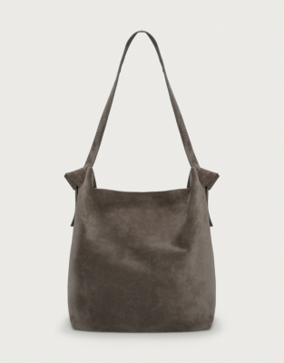 Pembroke Knot Large Suede Tote | Bags & Purses | The White Company UK