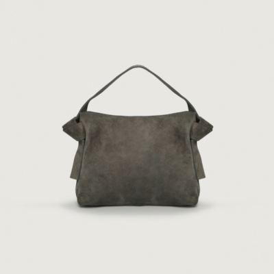 Pembroke Knot Suede Cross Body Bag