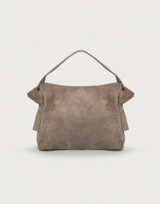 Pembroke Knot Suede Cross Body Bag