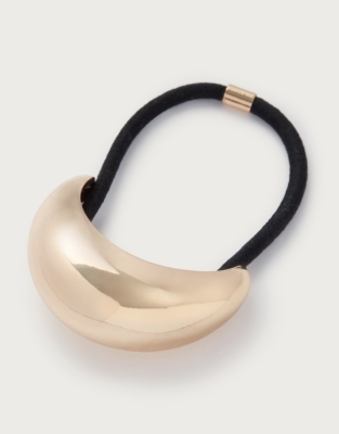 Pendant Hair Bobble - Gold
