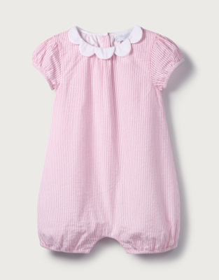 Petal-Collar Shortie Romper | Baby & Children's Sale | The White Company UK