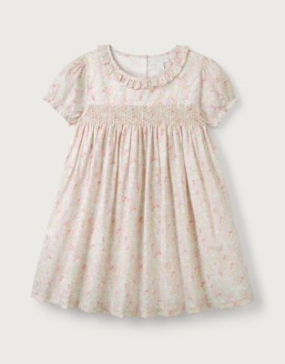 Petunia Organic Cotton Hand Smocked Dress (18mths—6yrs)