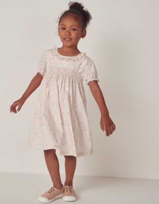 Petunia Organic Cotton Hand Smocked Dress (18mths—6yrs)