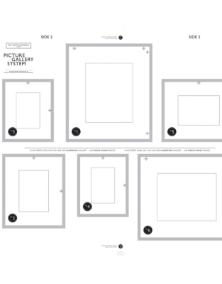 Picture Gallery Wall Small Photo Frame Set