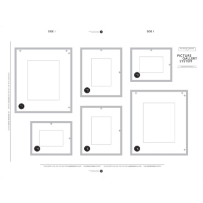 Picture Gallery Wall Small Photo Frame Set
