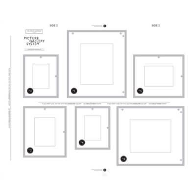 Picture Gallery Wall Small Photo Frame Set