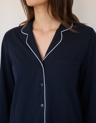 Pima Cotton Classic Piped Pyjama Set