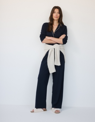 Pima Cotton Classic Piped Pyjama Set