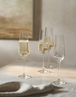 Pimlico Champagne Flute Glasses – Set of 4