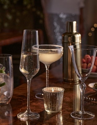 Pimlico Champagne Flute Glasses – Set of 4