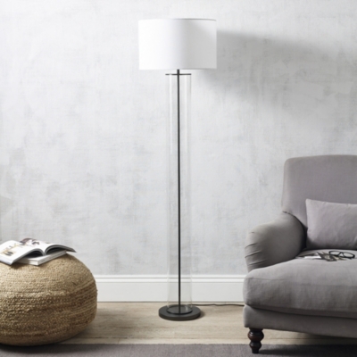 white company floor lamp