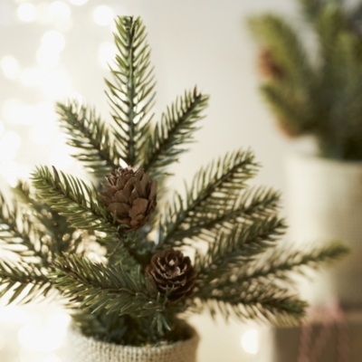 Pinecone Mini Christmas Trees - Set of 3