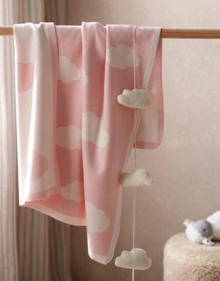 Pink Cloud Baby Blanket