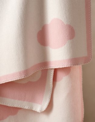 Pink Cloud Baby Blanket