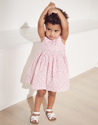 Pink Floral Smocked Dress | Baby & Children's Sale | The White Company UK