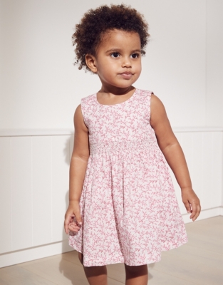 Pink Floral Smocked Dress | Baby & Children's Sale | The White Company UK