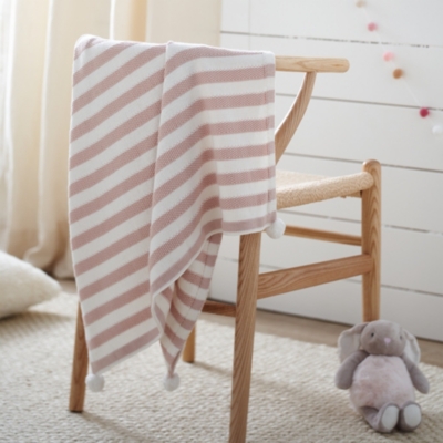 White company 2024 baby blanket