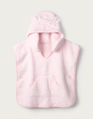 Pink Towelling CoverUp Baby Girls' The White Company UK