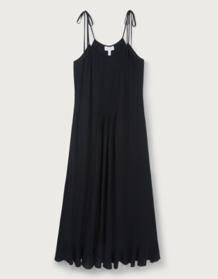 Pintuck Detail Sleeveless Maxi Dress | Dresses & Jumpsuits | The White ...