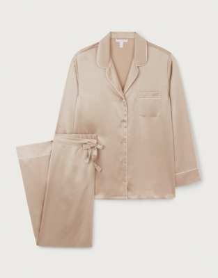 Piped Silk Pyjama Set