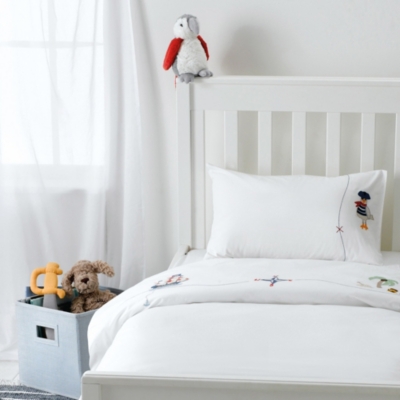 Little white outlet company cot bedding