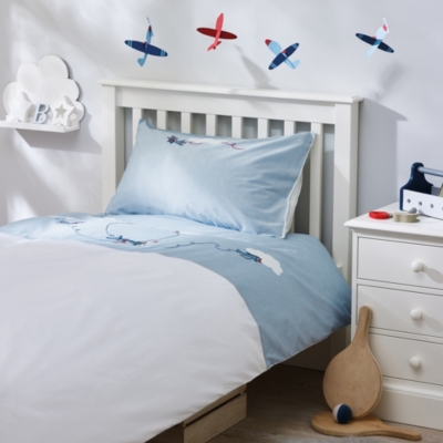 Planes Bed Linen Set Children S Bedroom Sale The White Company Uk