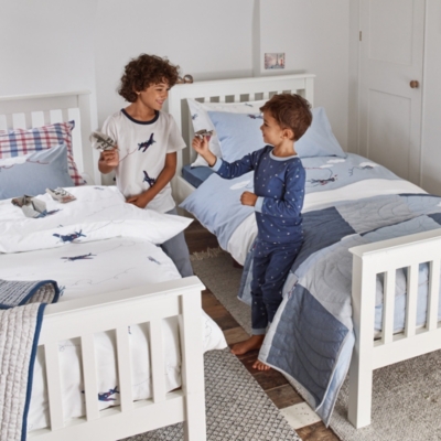 White company shop kids beds