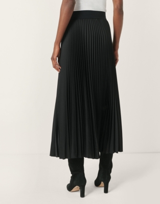 Pleated Midi Skirt