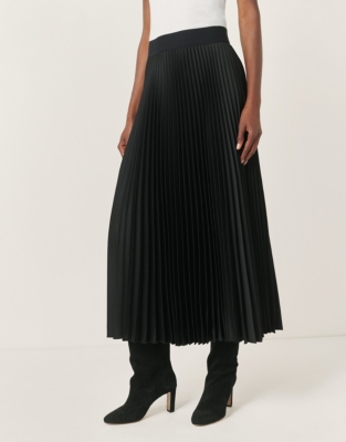 Pleated Midi Skirt