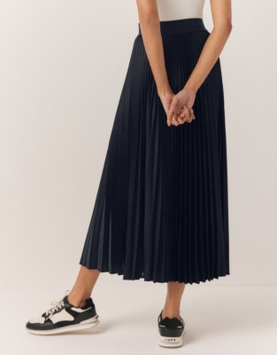 White company shop pleated skirt dress