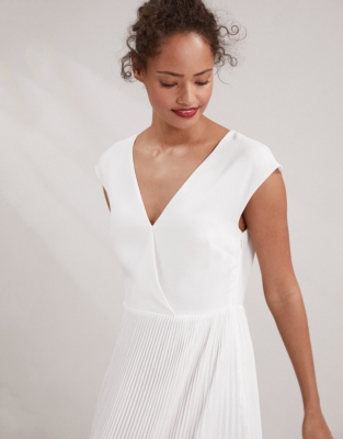 Pleated Skirt Dress
