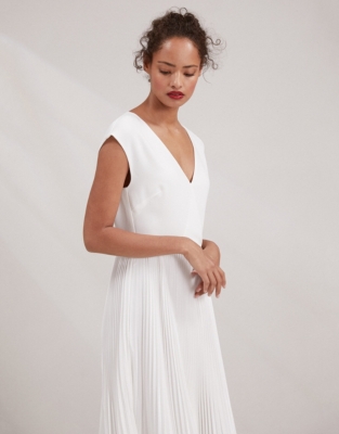 Pleated Skirt Dress | Clothing Sale | The White Company UK