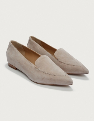 Womens pointed sale toe loafers