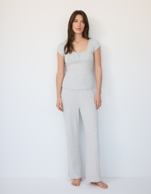 Pointelle Pajama Bottoms