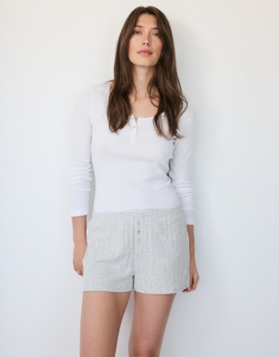 Pointelle Pyjama Shorts