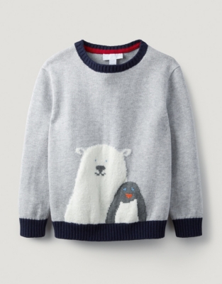 Polar Bear & Penguin Sweater (1-6yrs)