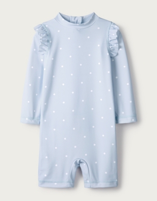 Polka Dot Surfsuit | Baby Girls' | The White Company UK